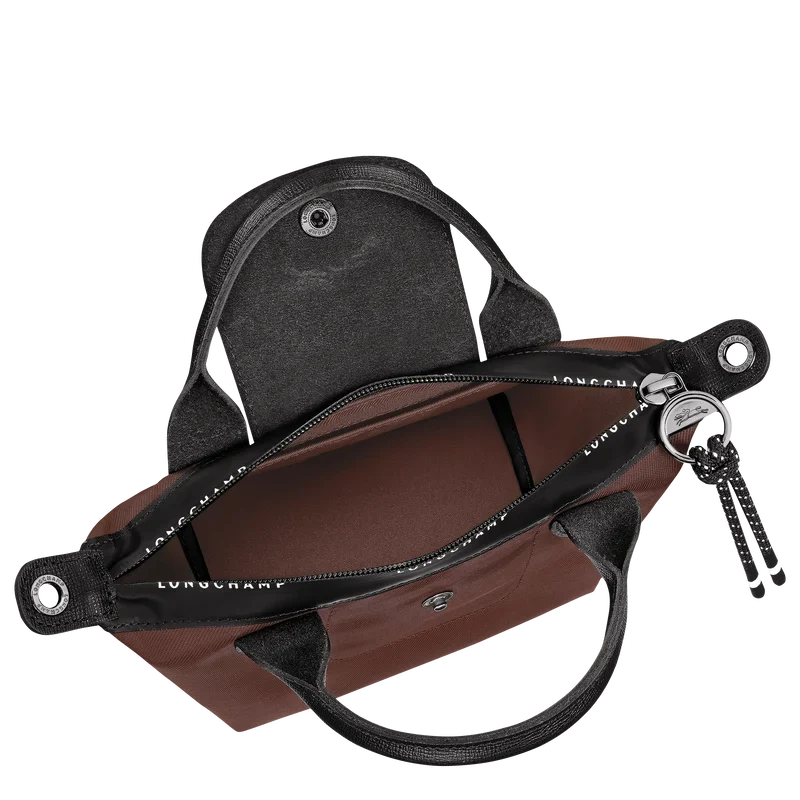 Longchamp Le Pliage Energy XS Crossbody Handbag Cocoa Brown interior view