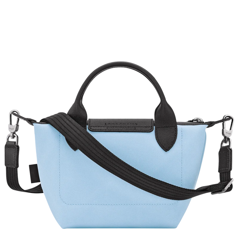Longchamp Le Pliage Energy XS Crossbody Handbag Sky Blue side view