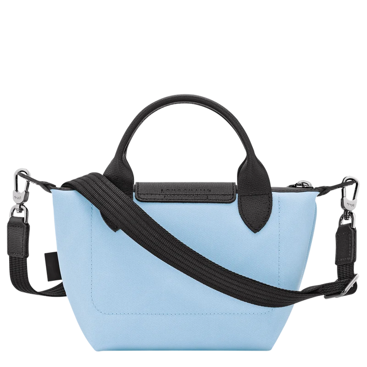 Longchamp Le Pliage Energy XS Crossbody Handbag Sky Blue side view