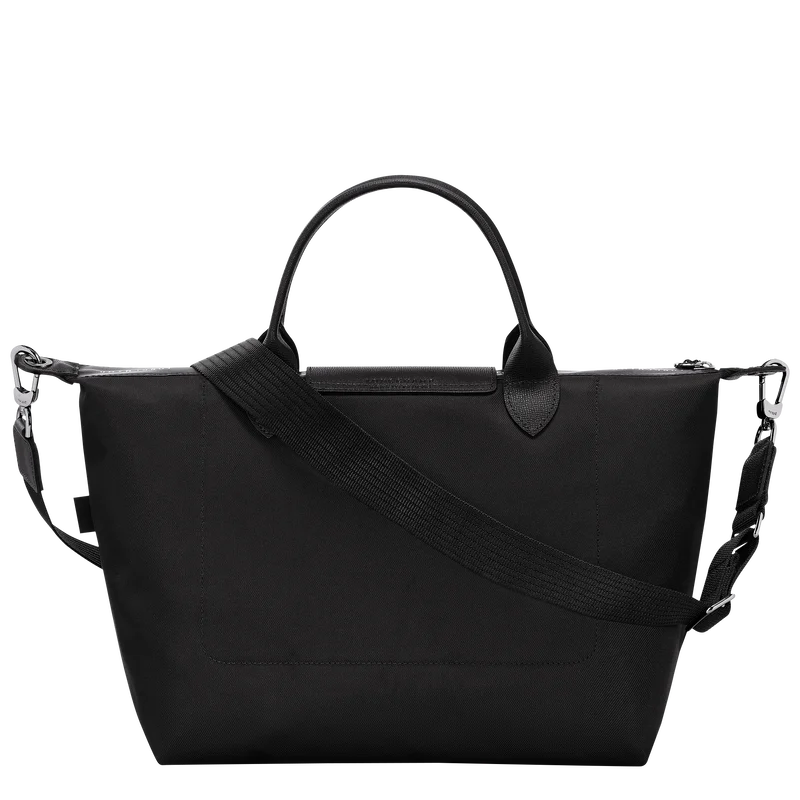 Longchamp Le Pliage Energy L Top Handle Crossbody Bag Black side view