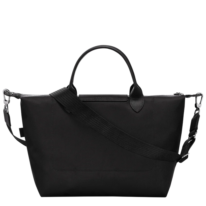 Longchamp Le Pliage Energy L Top Handle Crossbody Bag Black side view