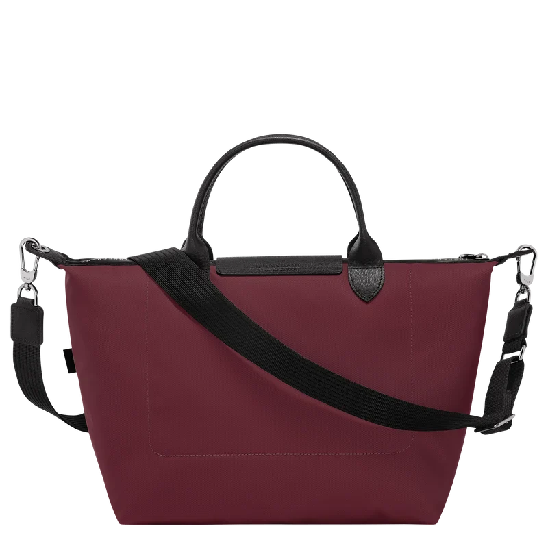 Longchamp Le Pliage Energy L Bag Burgundy — side view