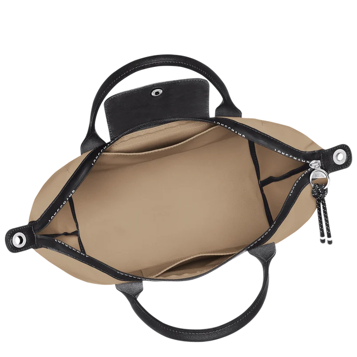 Longchamp Le Pliage Energy L Top Handle Crossbody Bag Clay Beige back view