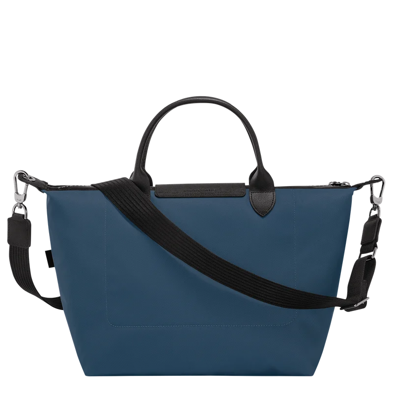 Longchamp Le Pliage Energy L Bag Marine blue — side view