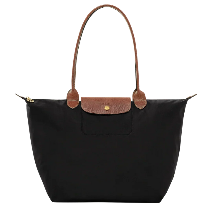 Longchamp Le Pliage Large Tote Bag Black front view