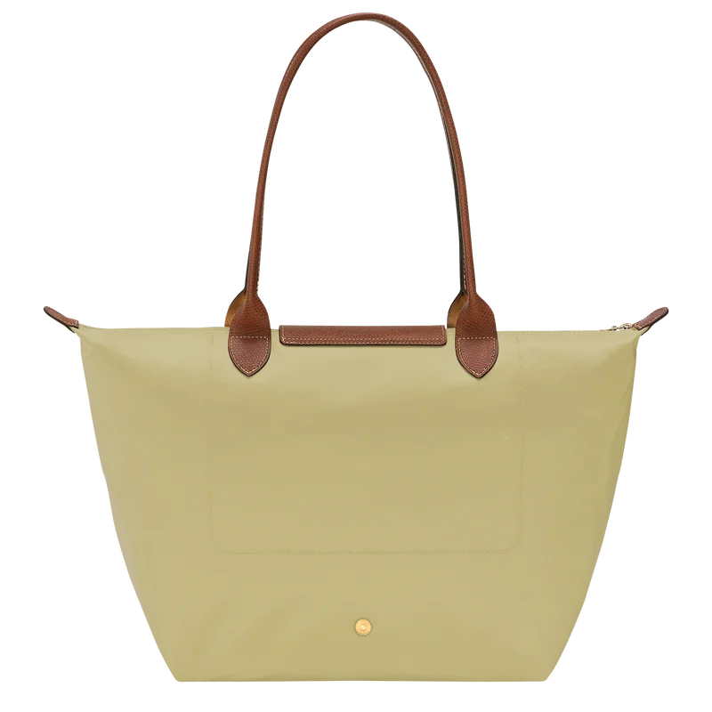 Longchamp Le Pliage Large Tote Bag Pistache Pistachio Green Back View