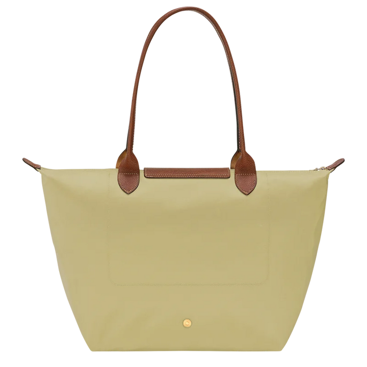 Longchamp Le Pliage Large Tote Pistachio Green back view