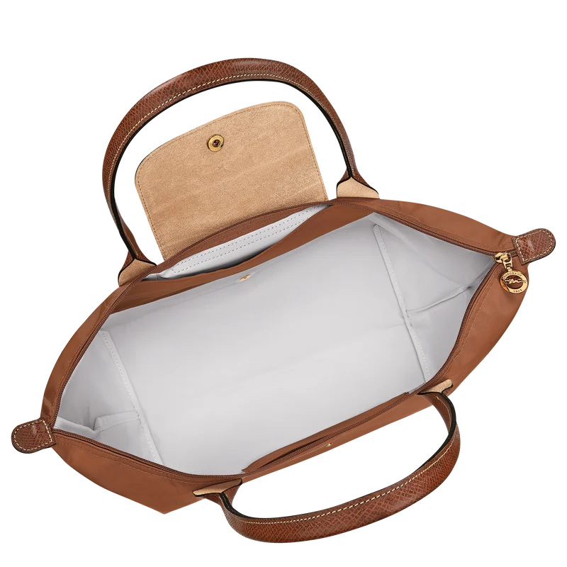 Longchamp Le Pliage Large Tote Fawn Camel interior detail
