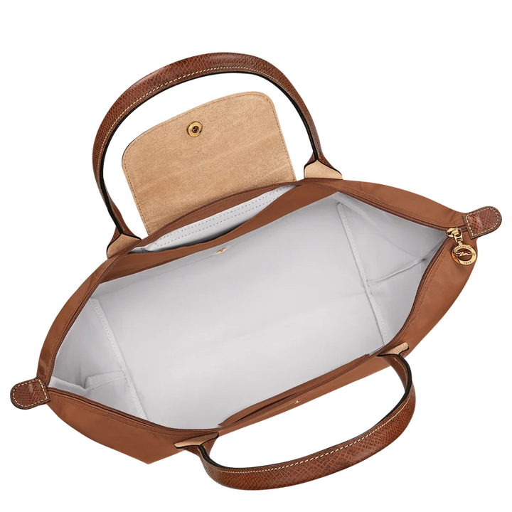 Longchamp Le Pliage Large Tote Fawn Camel interior detail