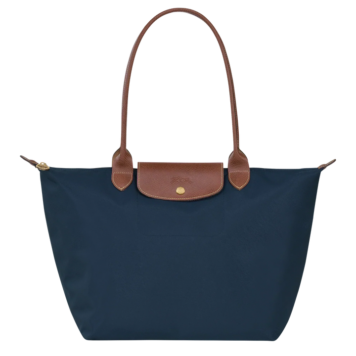 Longchamp Le Pliage Large tote bag Navy front view