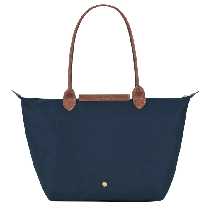 Longchamp Le Pliage Large Tote Bag Navy Blue Back View