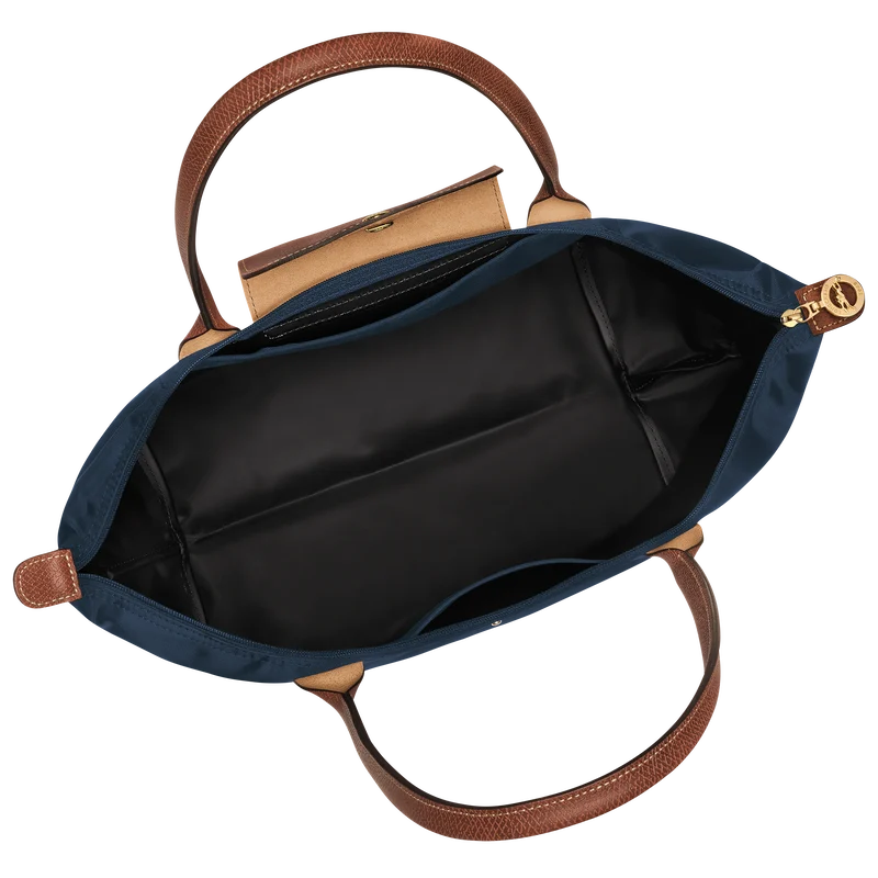 Longchamp Le Pliage Large Tote Bag Navy Blue Interior Detail