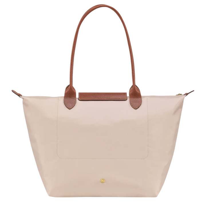 Longchamp Le Pliage Large Tote Bag Steel Grey Back View