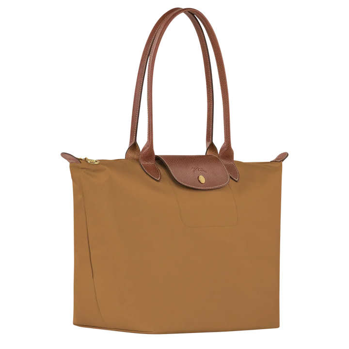 Longchamp Le Pliage Large tote bag Fawn side view