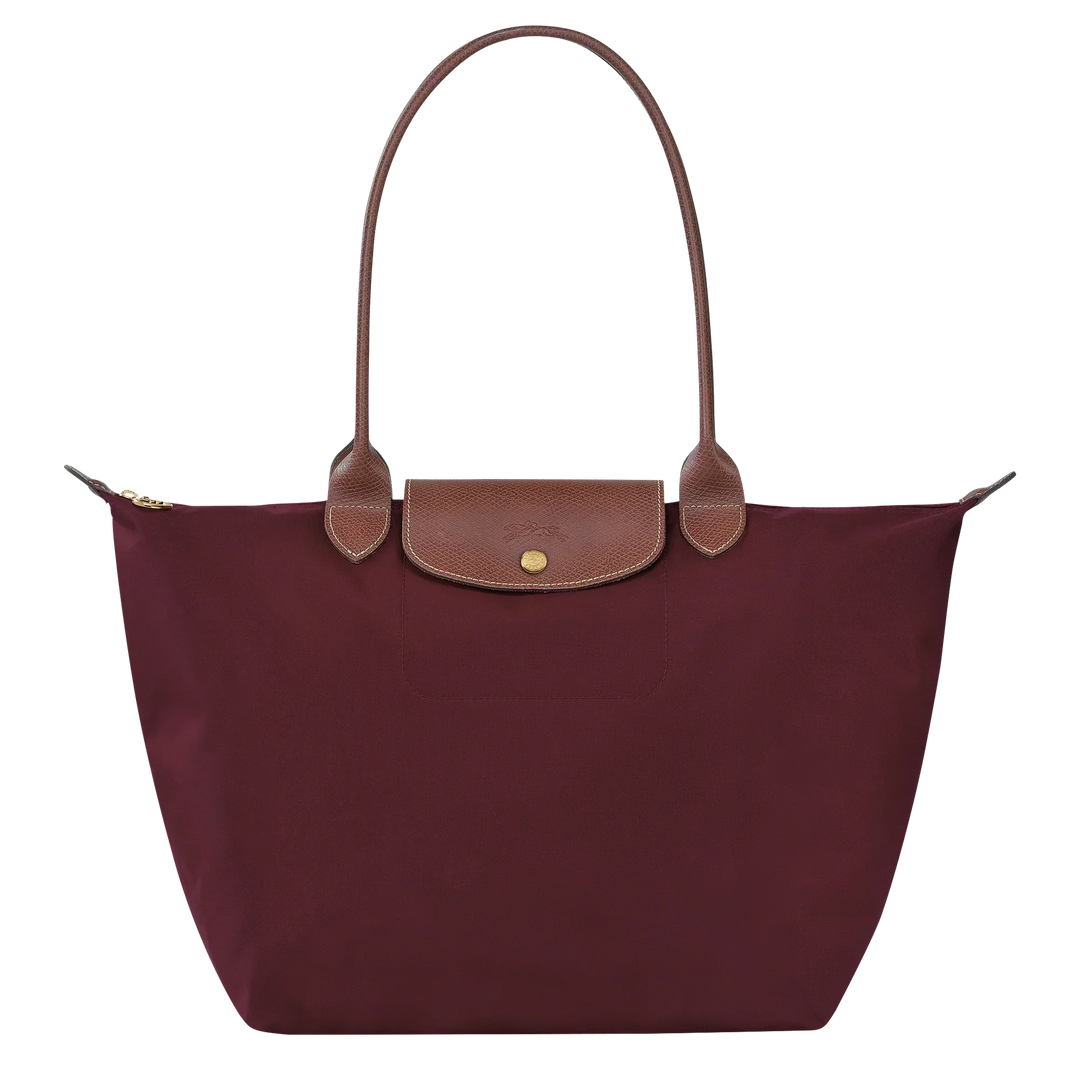 Longchamp Le Pliage Large tote bag Burgundy front view
