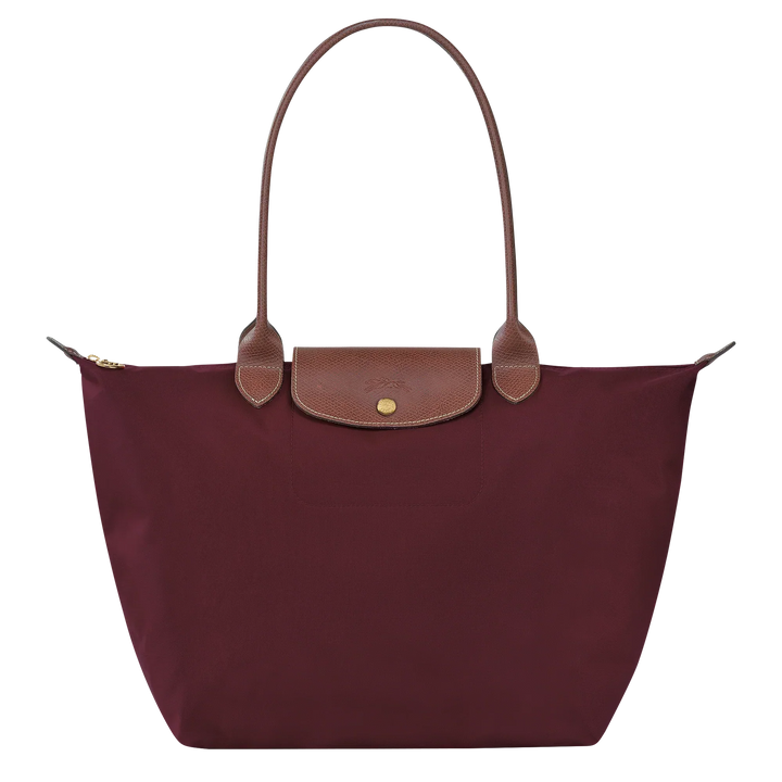 Longchamp Le Pliage Large tote bag Burgundy front view