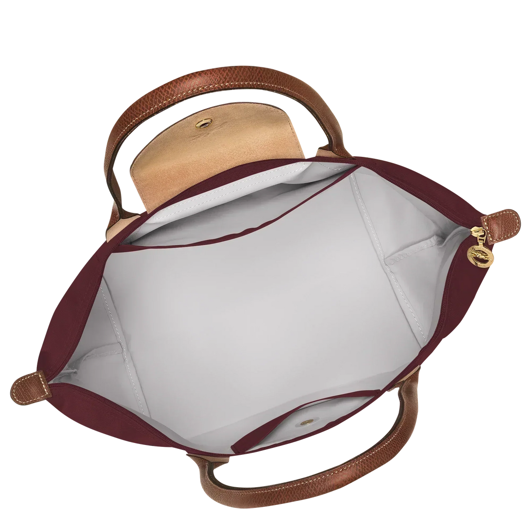 Longchamp Le Pliage Large tote bag Burgundy open interior
