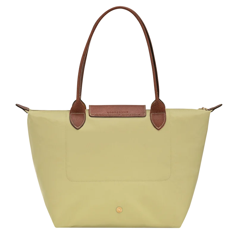 Longchamp Le Pliage Medium Tote Bag Pistachio Green Back View