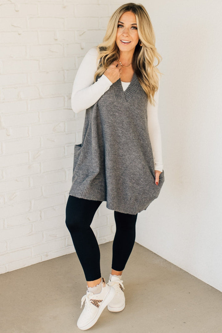 Scarlett Stylish Long Sweaters with Pocket — product view