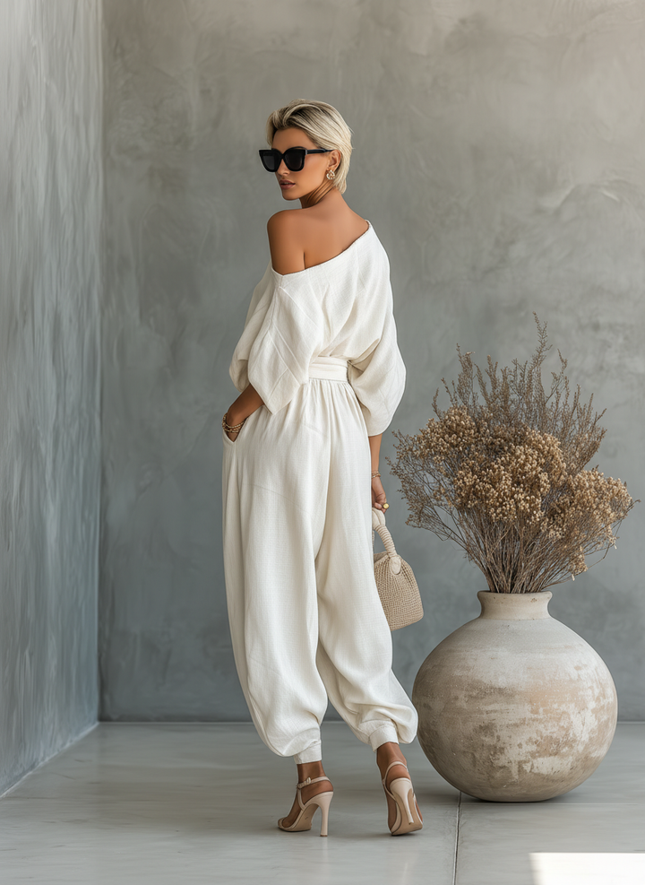 Lisa Off-Shoulder Set — close-up view