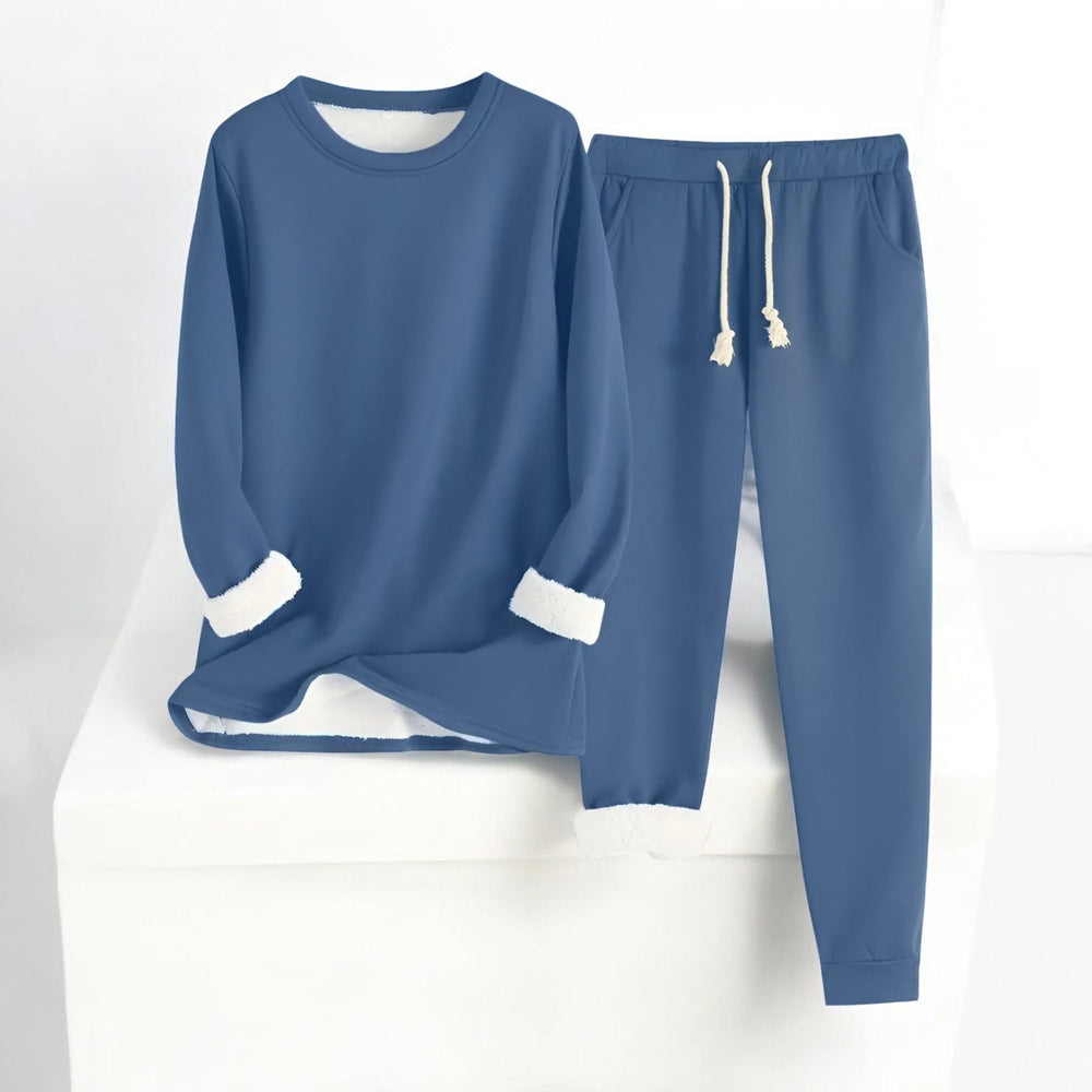 Avery Cozy Thermal Fleece Set — alternate view