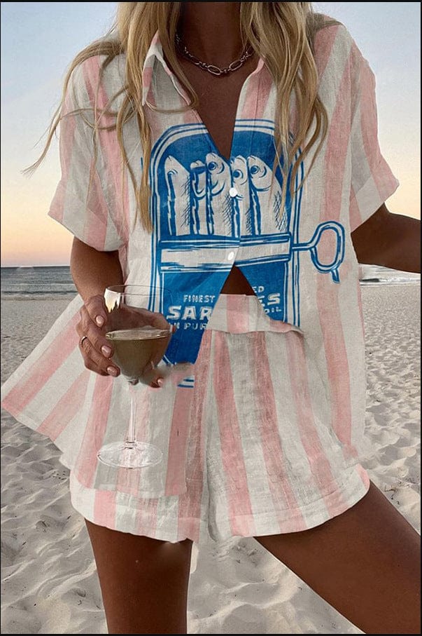 Kylee Summer Shorts Set — front view