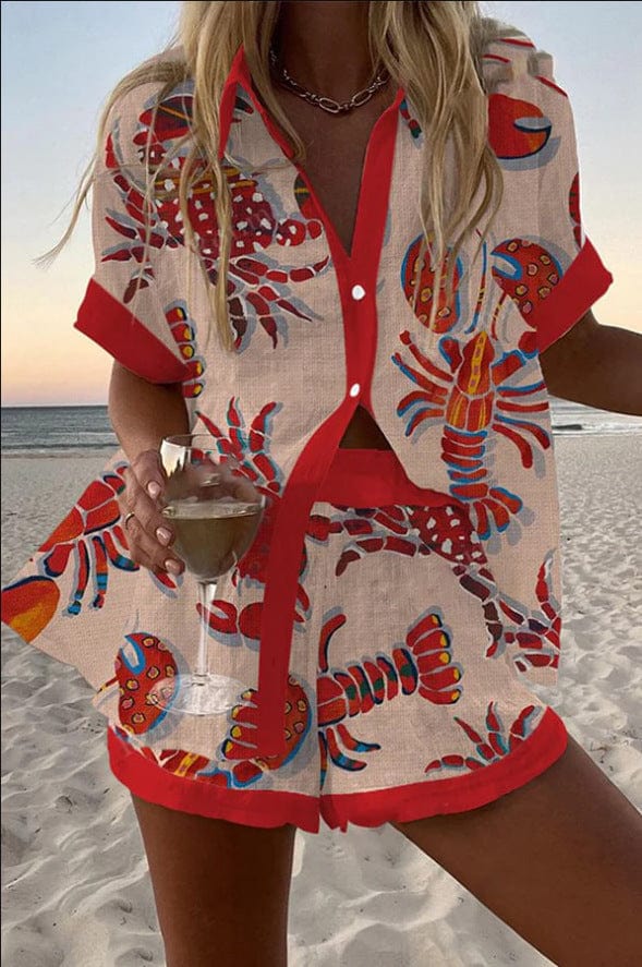 Nicola Summer Shorts Set — front view