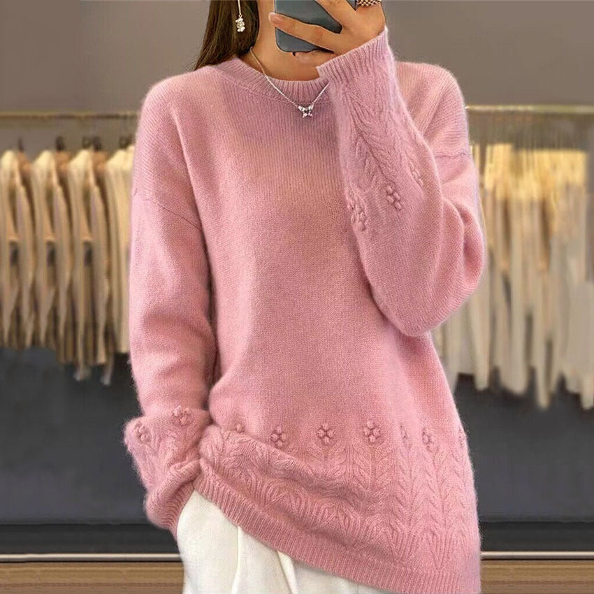 Zoe Super Soft Warm Sweater — back view