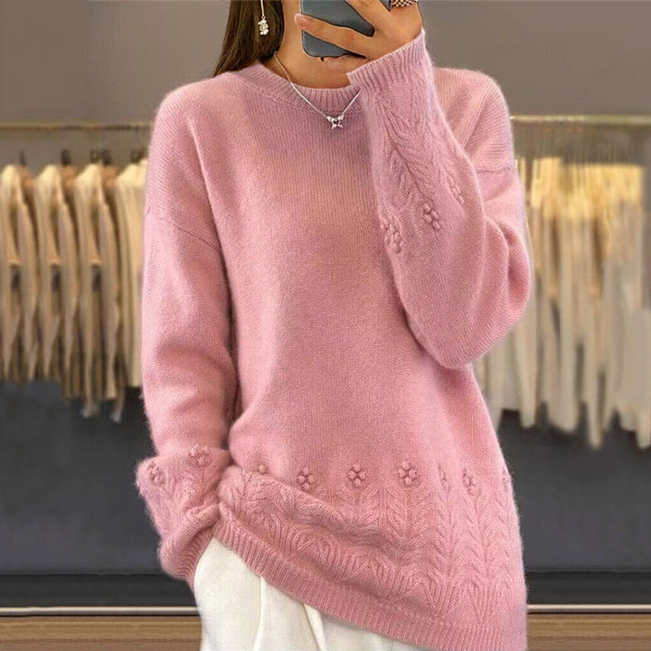 Zoe Super Soft Warm Sweater — back view