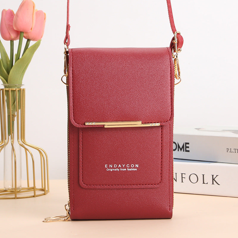 CORA™ - Stylish Mobile Phone Messenger Bag with Touch Screen