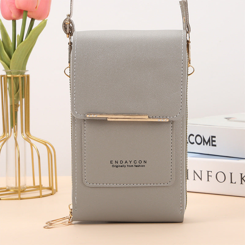 CORA™ - Stylish Mobile Phone Messenger Bag with Touch Screen