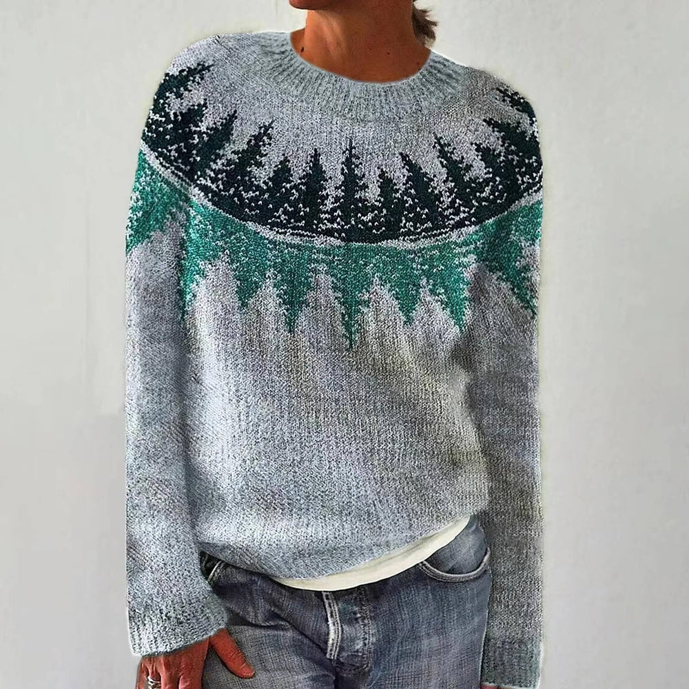 Luna Cozy Retro Sweater — alternate view