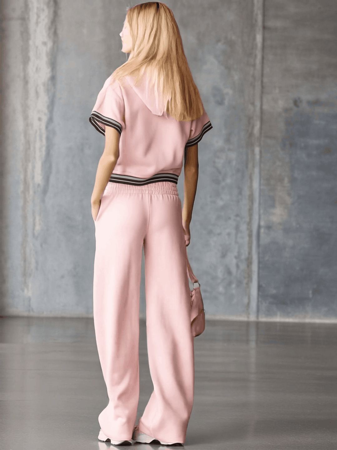 Kamila sporty hoodie co-ord women – side view