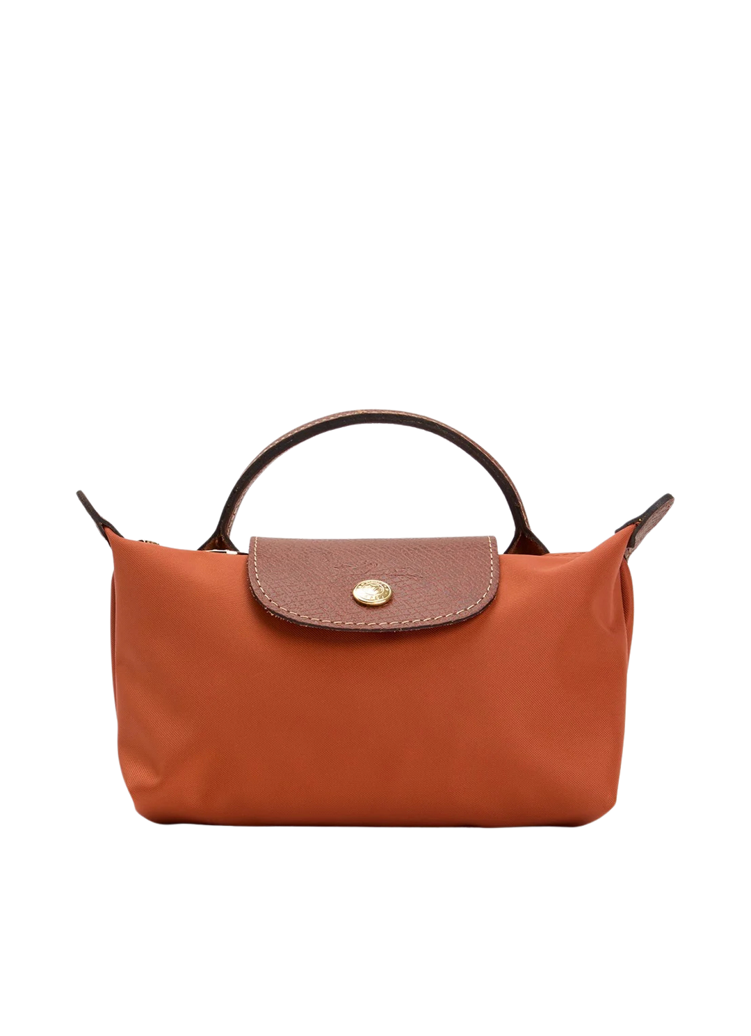Longchamp Le Pliage XS Handbag Orange Terracotta front View