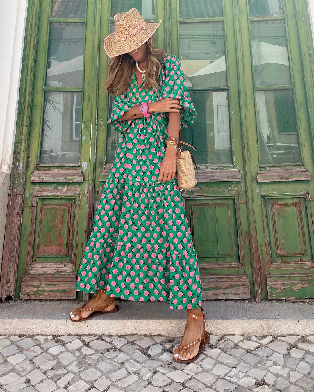 Iwa Boho Summer Dress — side view