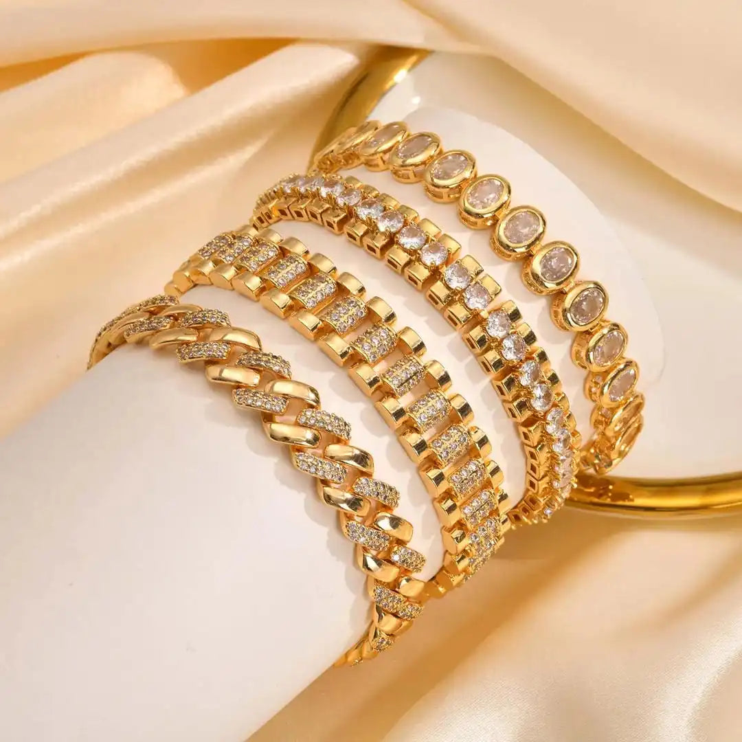 Bracelet worn on a model's wrist
