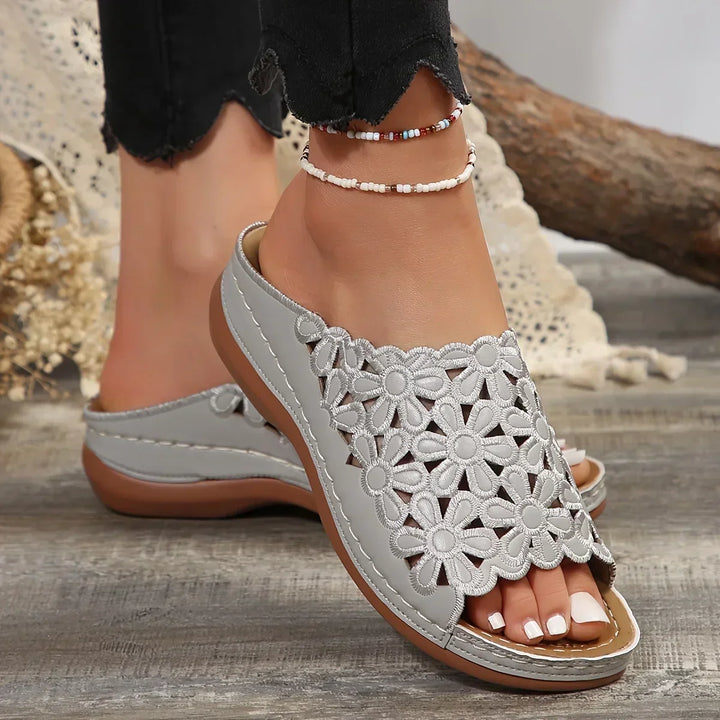 Ella Orthopedic Sandals — top view