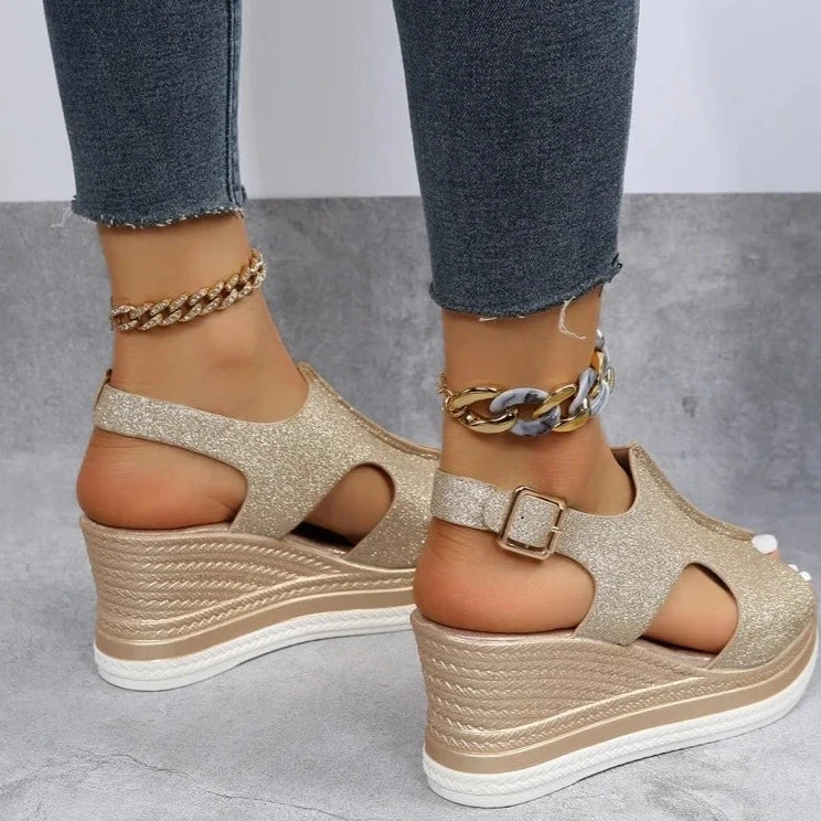 Peyton Orthopedic Sandals — lifestyle view