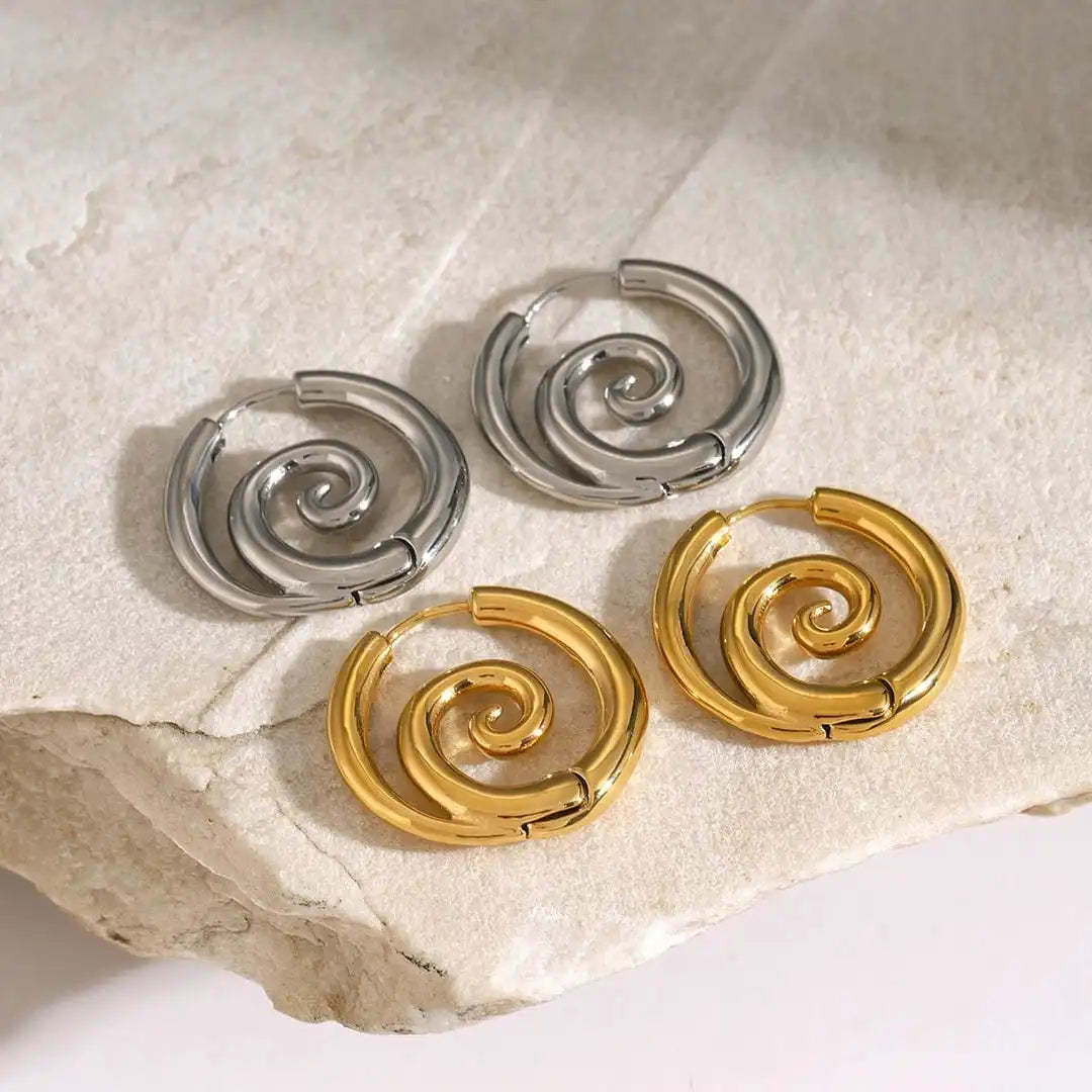 Close-up of the spiral thread detail