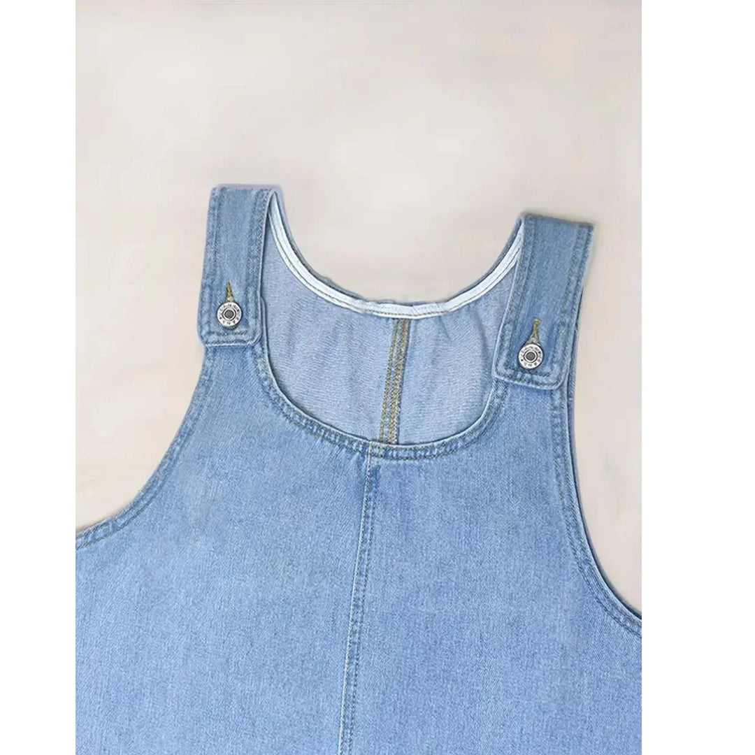 Saylor Denim Dress — side view