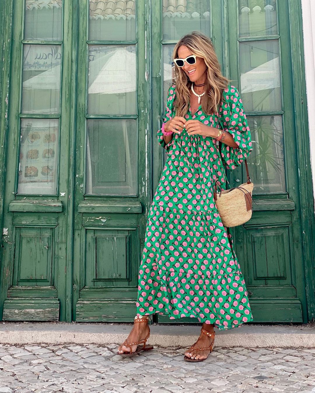 Iwa Boho Summer Dress — front view