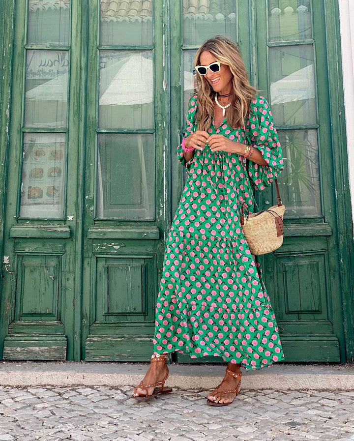Iwa Boho Summer Dress — front view