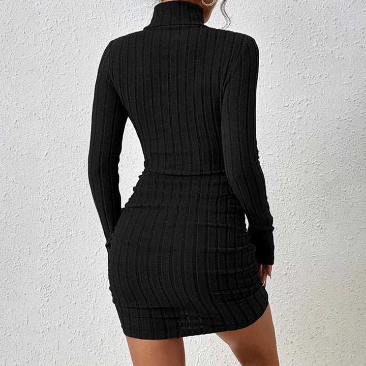 Jennifer Chic Cozy Elegance Dress — close-up view
