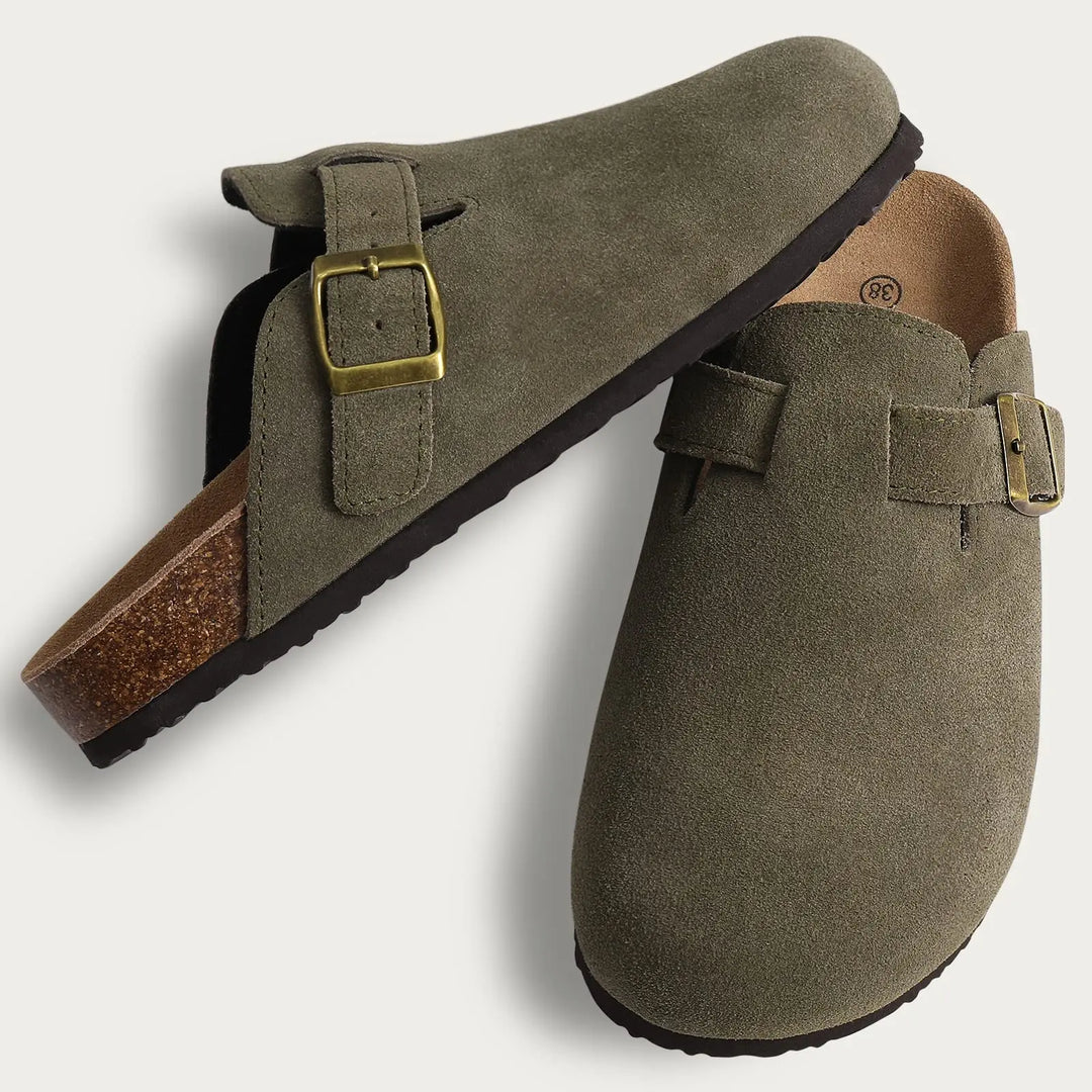 Annabel - Woolen Slip-on Clogs