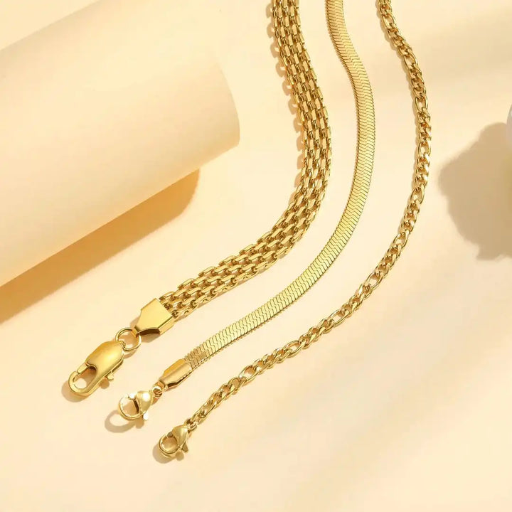 Set stacked and worn on a model's wrist