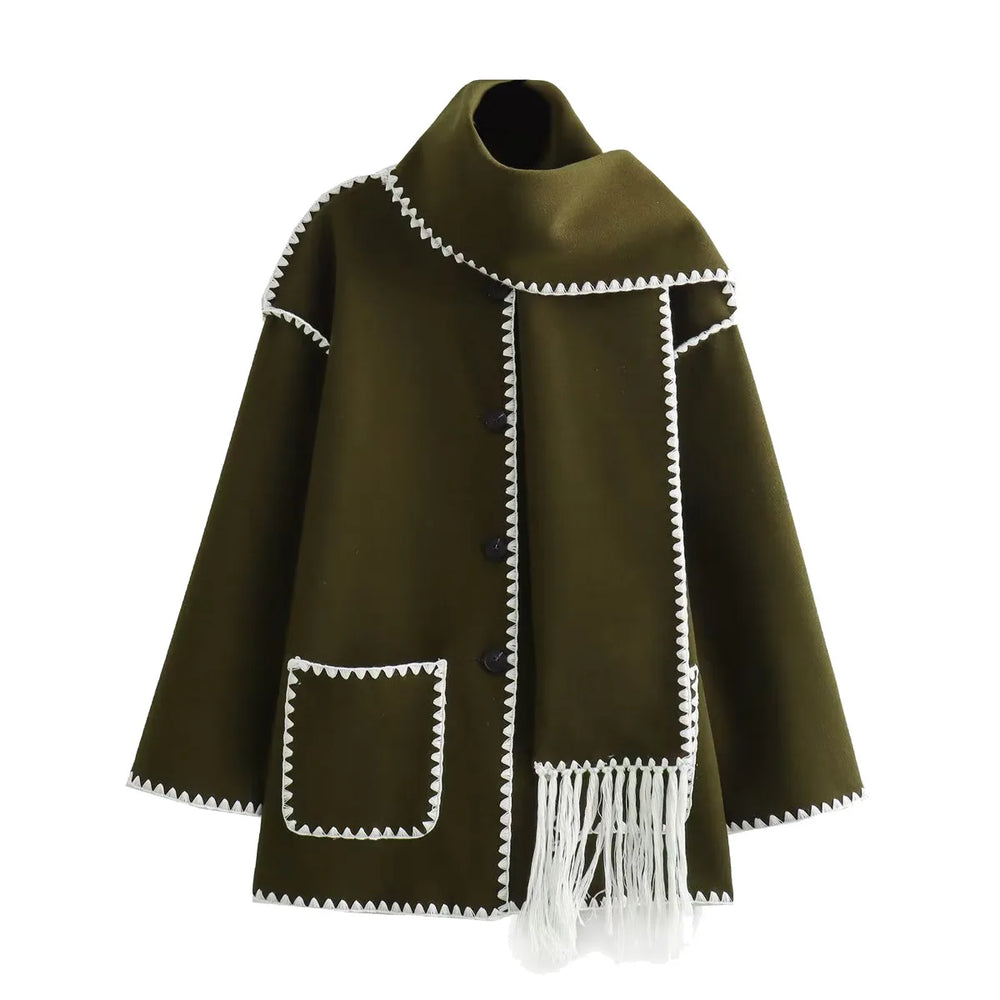 Olivia Premium Designer French Coat — alternate view