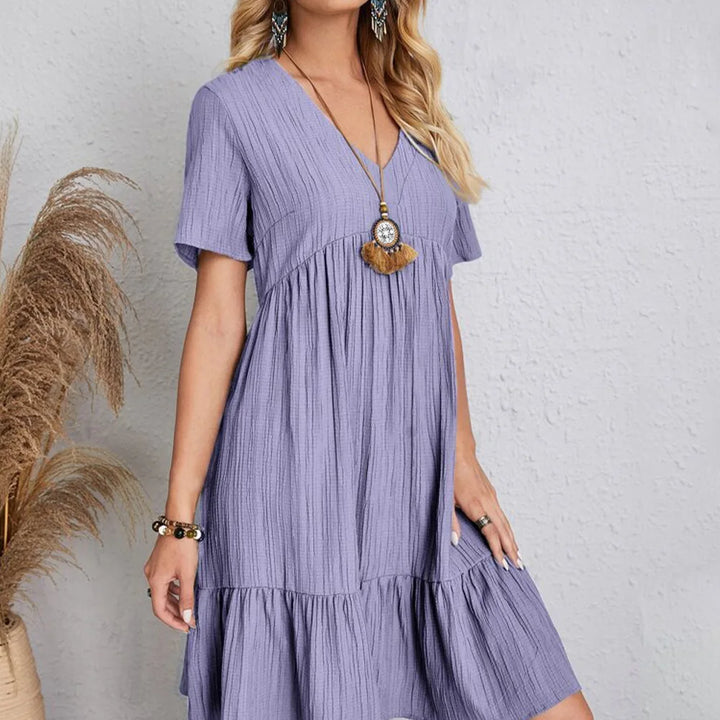 Marivale Boho Summer Dress — side view