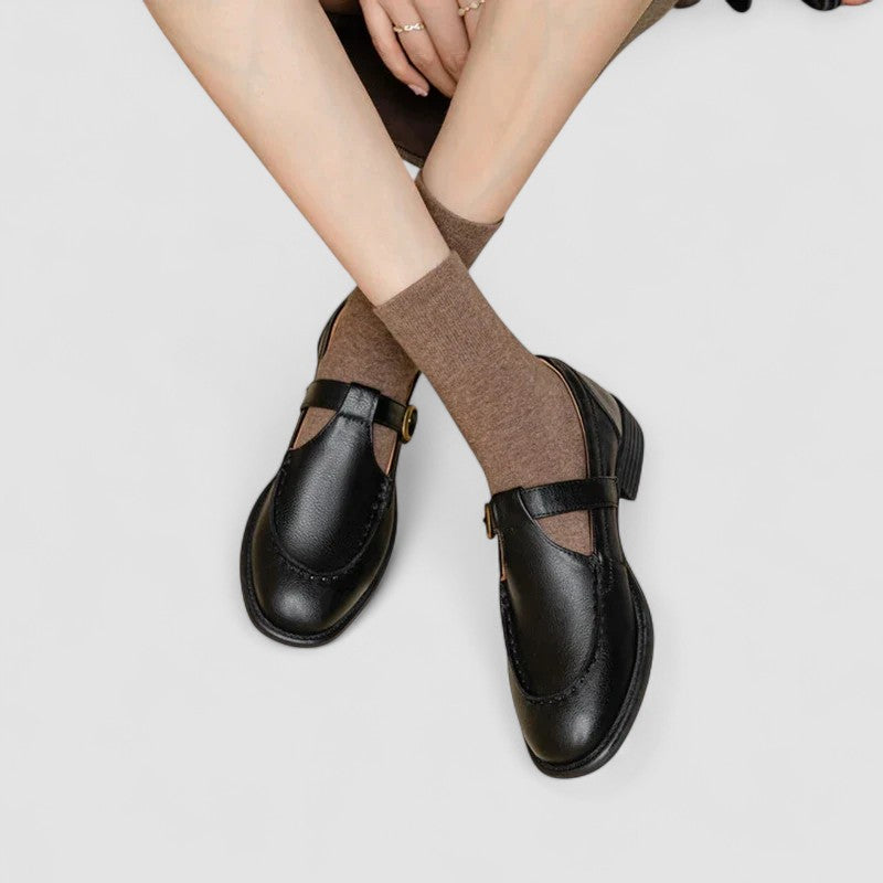 Avery Square Toe Mary Jane — front view