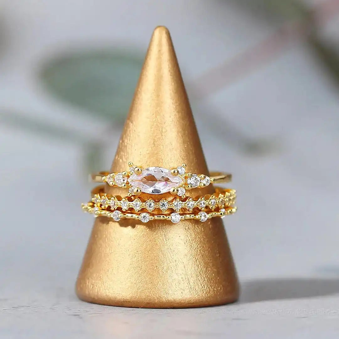 Close-up of the zircon accent detail