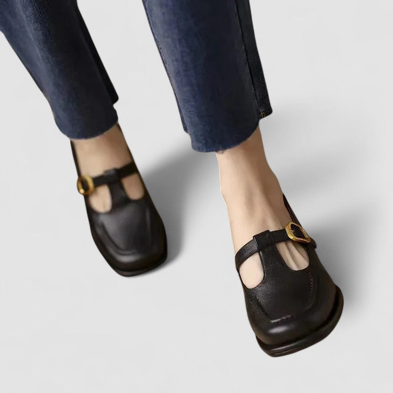Elizabeth – Orthopedic T-Strap Mary Jane Shoes